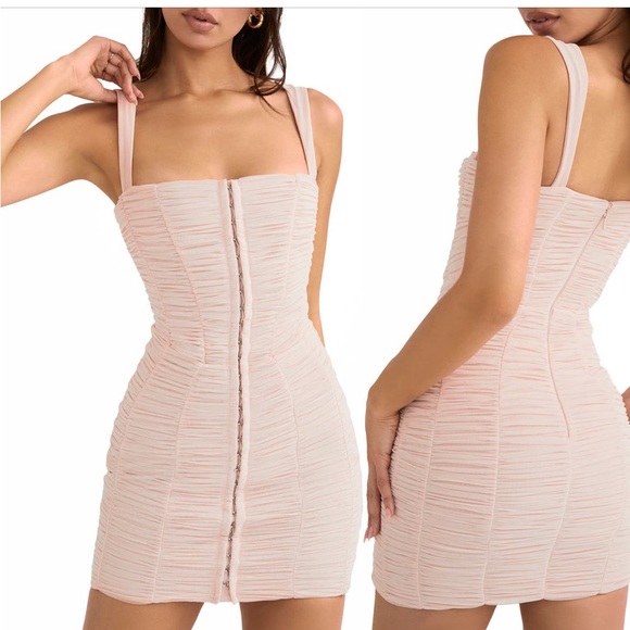 NEW House of CB Cate ruched minidress size XS - Picture 13 of 13